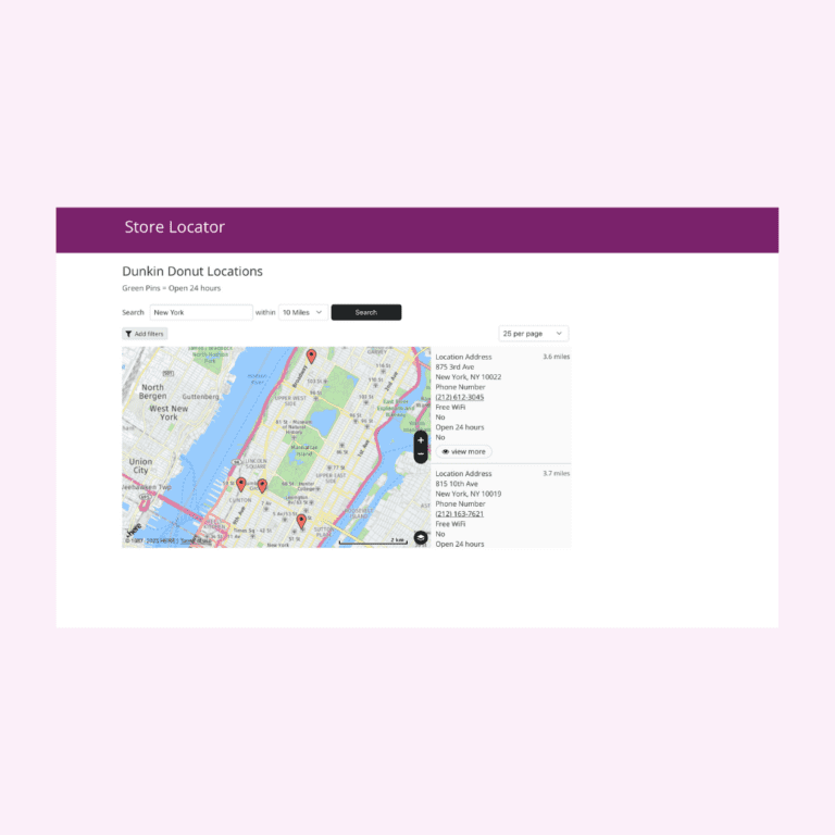 Small Business Store Location Excel Template | Knack
