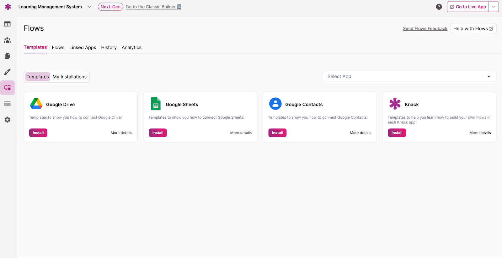 Knack: No-Code Application Development Platform