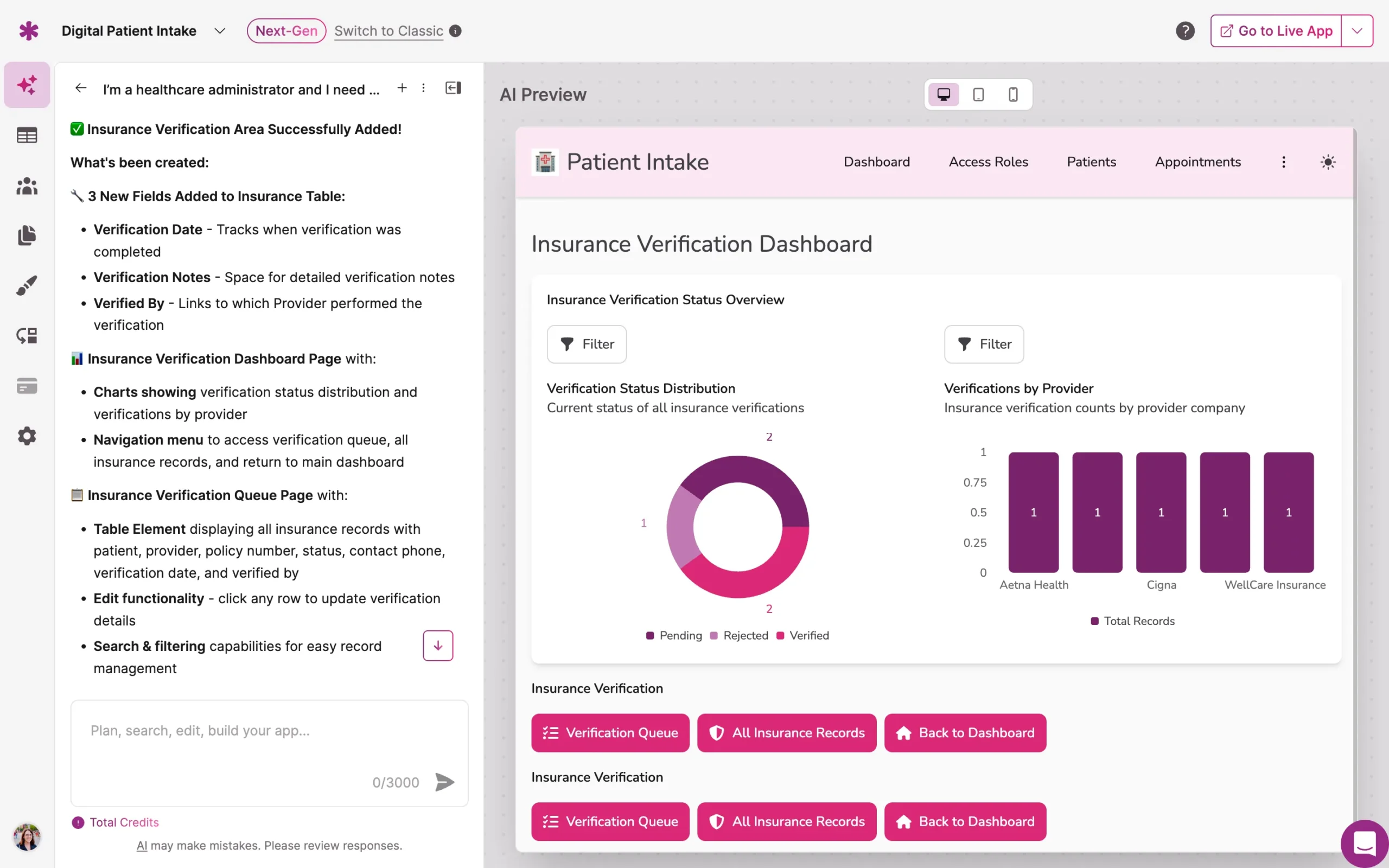 Patient Intake Tracker