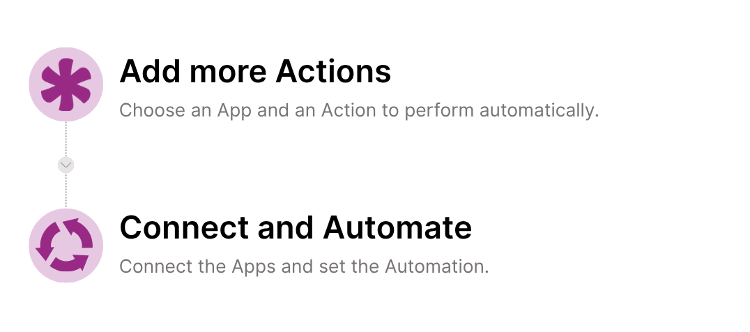 Add More Actions and Automate