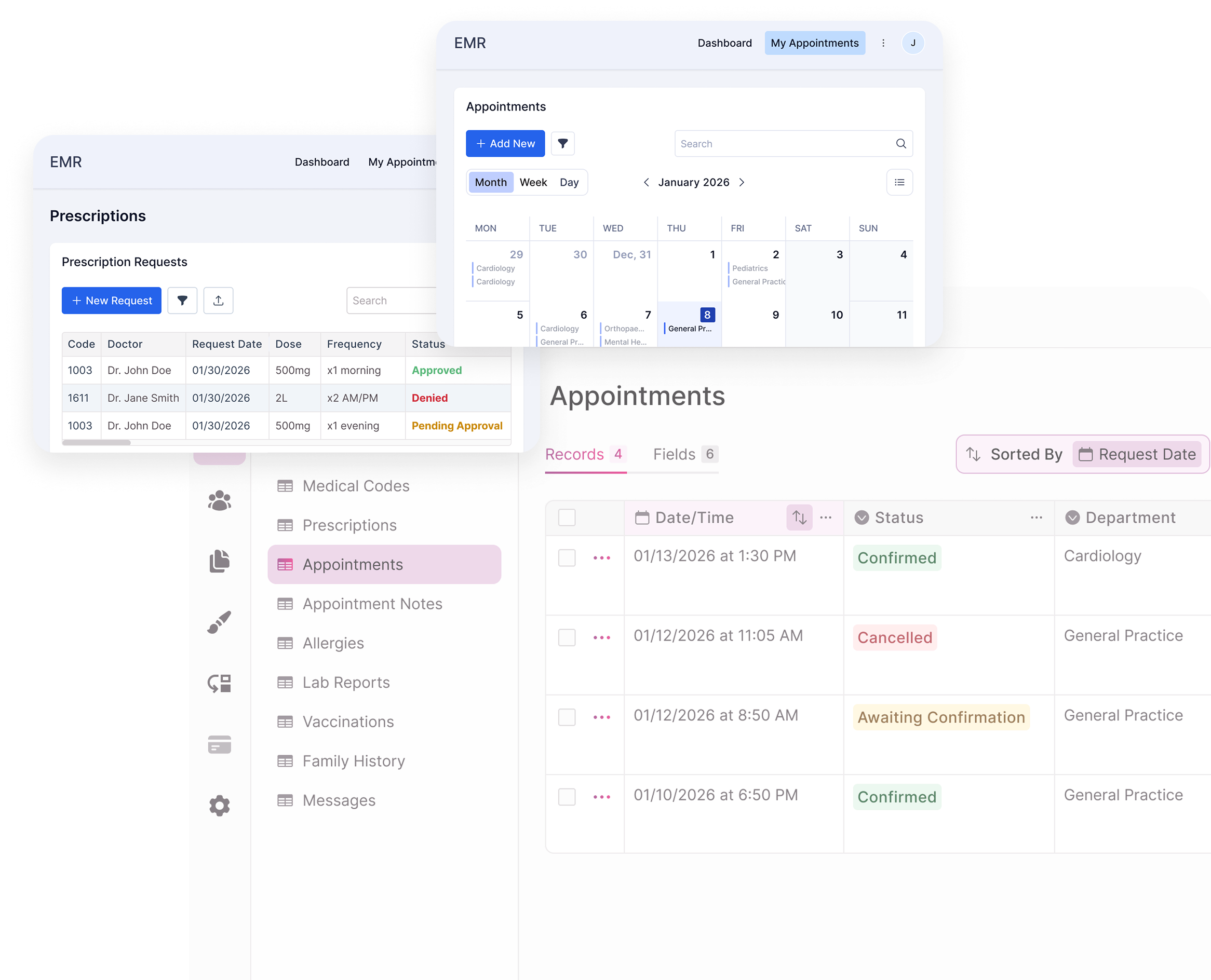 Knack Health Dashboard