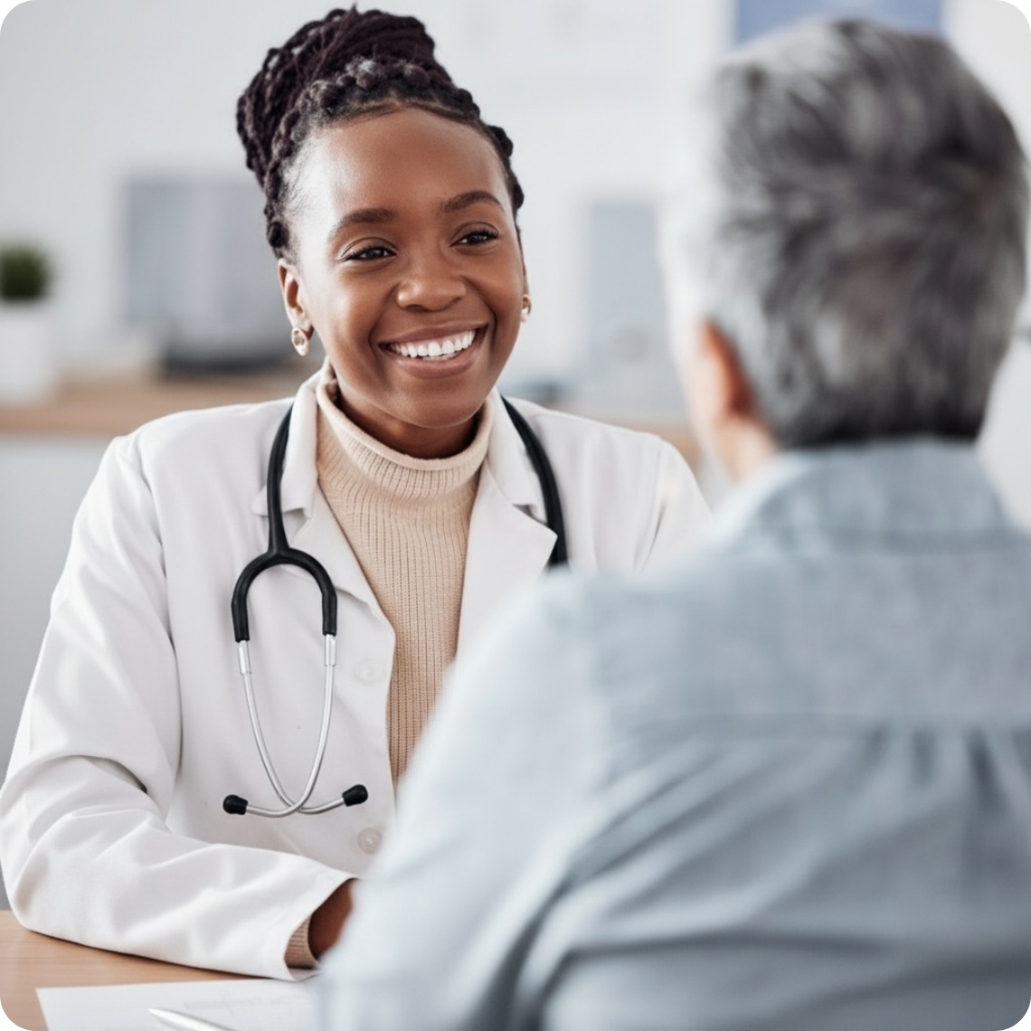 Doctor Consulting with Patient
