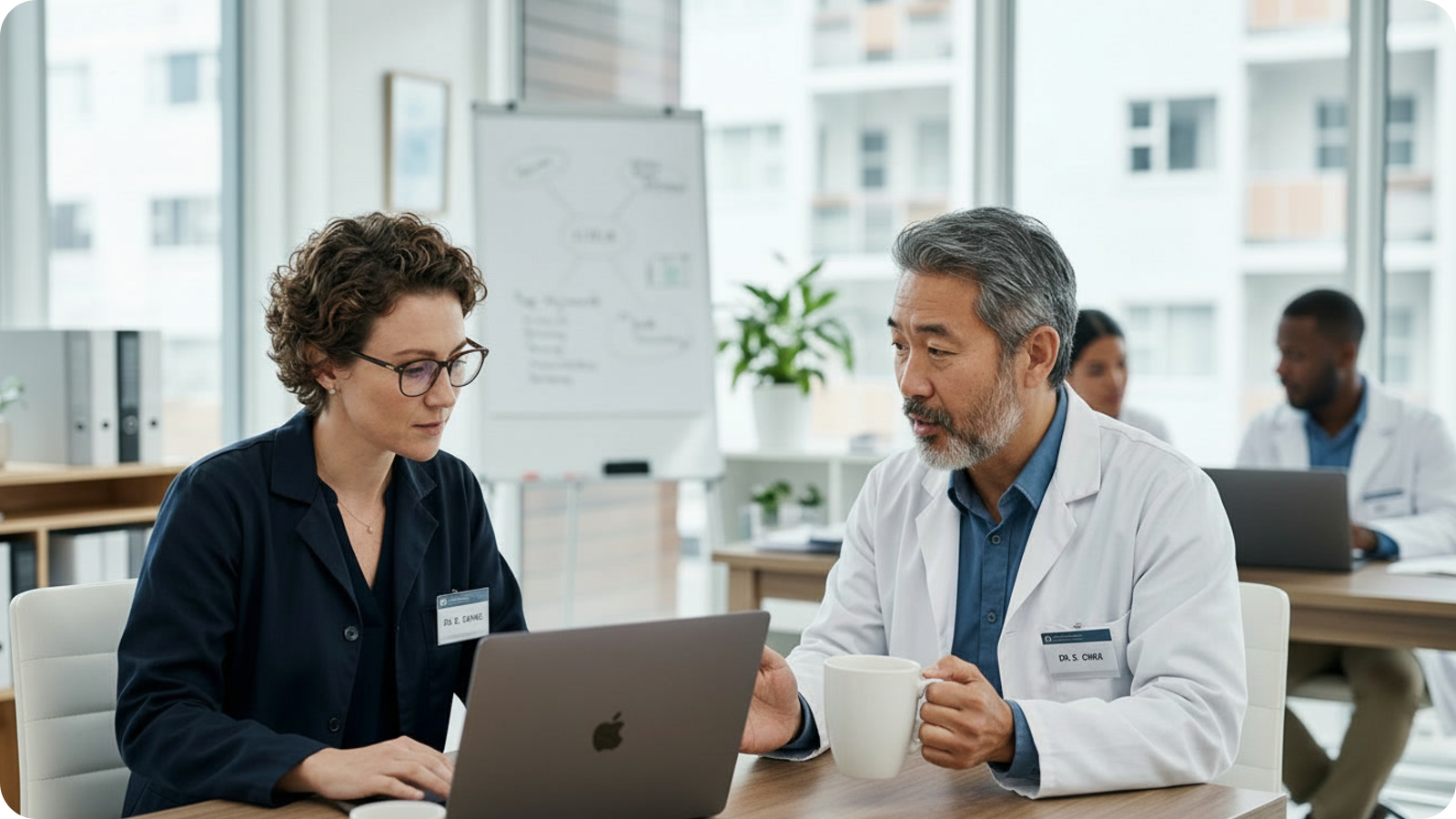 Hospital Administrator and Doctor