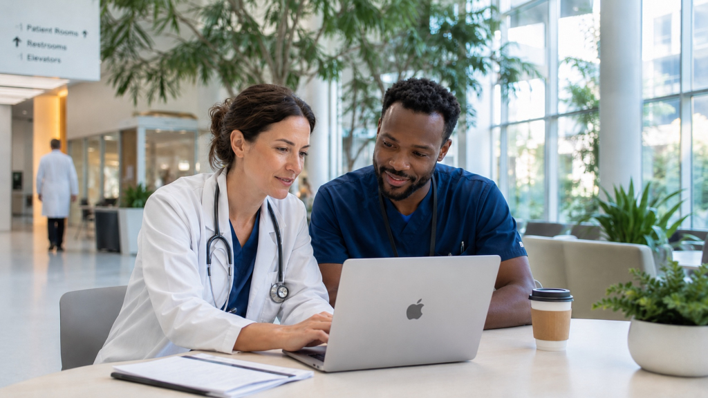 Healthcare Team Evaluating Apps